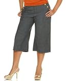 Apple Bottoms - Apple Bottoms Plus Size Kipling Denim Gaucho Pants