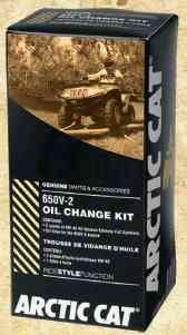 Buy New Genuine Arctic Cat ATV Accessories SYNTHETIC OIL CHANGE KIT 650 V2 pt # 0436-874 by ARCTIC CAT