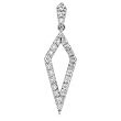 18kt White Gold Diamond Fashion Pendant