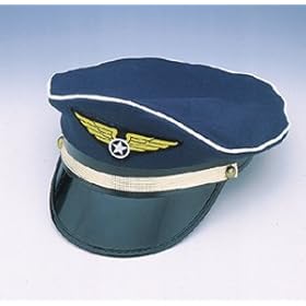  Airline Captain Pilot Aviator Airplane Costume Hat