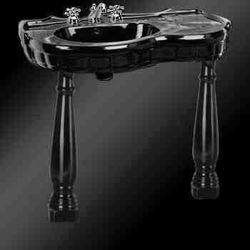 Black Bathroom Sinks Black Legs Widespread