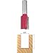 Freud 08-136 5/8-Inch Diameter by 1-Inch Double Flute Straight Router Bit with 3/8-Inch Shank