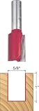 Freud 08-136 5/8-Inch Diameter by 1-Inch Double Flute Straight Router Bit with 3/8-Inch Shank