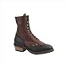Women's 8 Western Packer Boot Tumble in Black / Dark Cherry Size: 6
