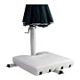 Southern Patio Blowmolded Base For Offset Umbrella, White