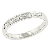 Princess Cut Channel Diamond Anniversary Band .32cttw