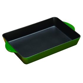Lodge ECR53 Color Enamel 4.25 Quart Roaster (Emerald Green)