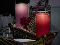 Set of two LED Scented Wax Candles