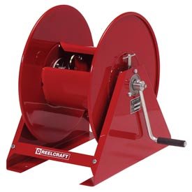 Hand Crank, 3/4 X 100ft, 1000 Psi, Air/Water Without Hose, Med Duty