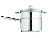 Kitchen Craft Clearview Universal-Dampfgarer aus Edelstahl