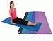 This is an environmentally friendly mat, giving you peace of mind during yor daily workout, knowing that this mat is made of TPE (Thermo Plastic Elastomer) closed cell foam material. High-density, soft foam with durable texture surface. Latex, PVC, Phthalates and Chloride-free. Lightweight; easy to clean with damp cloth. New eyelet design, hangs easily.