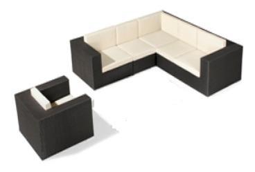 Cartagena Modular Sofa 6-Pc Set by Zuo Modern
