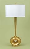 AF Lighting 7425-TL Faux Gold Leaf Basie Cotemporary / Modern 1 Light 33 Table Lamp from the Candice Olson Basie Collection