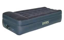 Intex Pillow Rest Twin Airbed with Built-in Electric Pump