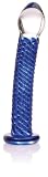 Don Wand Magnificent Glass Pleasure Wand, Colbalt Blue