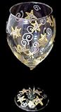 Wishing on the Stars Design - Hand Painted - Grande Wine - 16 oz..