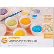Ceramic Candy Melting Cups & Bowls - 2"X1-1/2" 6/Pkg