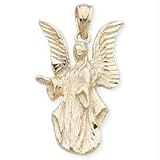 14k Yellow Gold Angel Charm