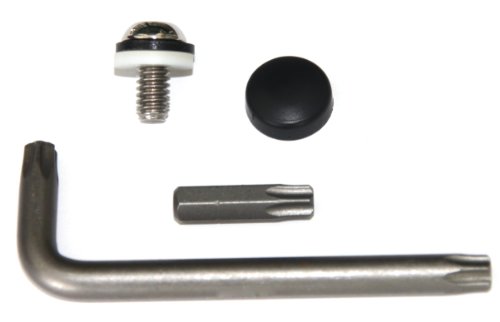 Best Price HARLEY SEAT/FENDER SECURITY SCREW, MATTE BLACK CAP, TOOL AND BIT