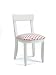 LittleMissMatched SKETCHoRAMA Polka Dot Desk Chair, White/Multicolor