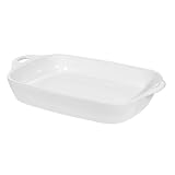 CorningWare Creations 4-Quart Open Roaster, White Diamond