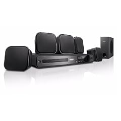 Philips HTS 3020 5.1 Heimkinosystem (DivX Ultra-zertifiziert, 200 Watt, USB 2.0) schwarz
