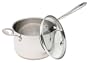 Emerilware Stainless 3-Quart Covered Saucepan with Loop Handle