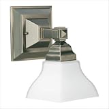 Craftsman Wall Sconce in Antique Silver