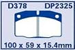 EBC Brakes DP2325 Greenstuff 2000 Series Sport Brake Pad