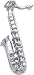 Jewelry : Saxophone Charm by Rembrandt Charms