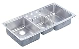 Elkay LCRQ43226 Lustertone Bowl Kitchen Sink
