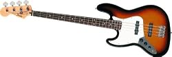 Fender Left-Handed Standard Jazz Bass Brown Sunburst Rosewood Fretboard