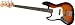 Fender Left-Handed Standard Jazz Bass Brown Sunburst Rosewood Fretboard