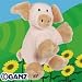 Webkinz Floppy Pig with Webkinz Magnetic Bookmark