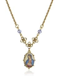 The Vatican Library Collection Mother Mary Pendant Necklace