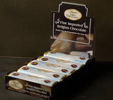 Amber Lyn Chocolate - No Sugar Added - Strawberry White Chocolate - 24 Bars by Amber Lyn Chocolate
