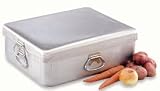 Review Vollrath  / Extra Heavy Gauge Aluminum Roaster. Handles On All Four Sides 21
