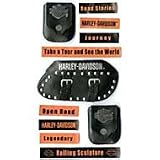 Harley Davidson 3-D Stickers: Leather Pockets