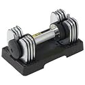 2 Confidence Adjustabell 25Lbs Dumbbell Weights