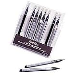 SpotPen Warm Tone Black & White Print Retouching Pen Set, Set of 10 Pens from Light Gray to Dark Black