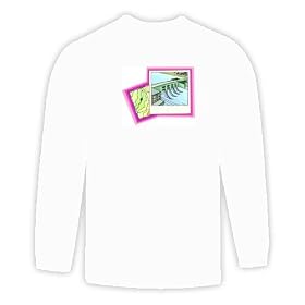 Long Sleeve T-shirt with snapshot, map, dam