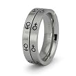 Stainless Steel Women's Ring (Sizes 5-8)