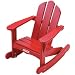 Child's Adirondack Rocking Chair in Red