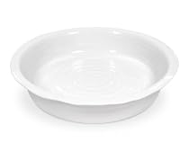 Sophie Conran by Portmeirion 10-1/2-Inch Round Pie Dish, White