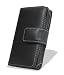 Noir Luxe Black Leather Book Case for (2nd / 3rd generation) iPod Touch 8gb / 16gb / 32gb / 64gb