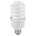 TCP 69027 CFL 25, 60, 100 Watt Equivalent (max 27W used) 3-Way Spiral Light Bulb, Soft White
