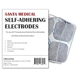 Santamedical 40 2" X 2" Re-Usable Carbon Electrode Pads with Tyco Gel - Satisfaction Guaranteed
