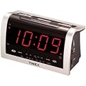 Tmex Jumbo Display LED Alarm Clock with Gentle Wake System - Silver (T256S)