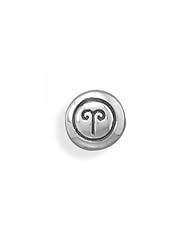 MMA Silver - Oxidized Aries Zodiac Bead