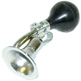 Panacea #1315 7' Chrome Bugle Bulb Horn